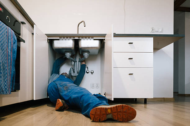 Professional Drain Cleaning technician working in Fort Monmouth, NJ